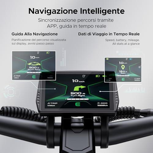 B0GS69Q244 gal 3 69d4afcf430df ENGWE Monopattino Elettrico Pieghevole con Batteria da 52 V 22.5 Ah, NFC e Bluetooth, Navigazione Intelligente, Autonomia ...