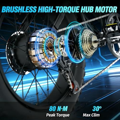 B0GSN333V2 gal 2 69cf81165312f Snokco BK20 Bicicletta elettrica per adulti 48 V 20 Ah / 48 V Batteria rimovibile 50-100 km Mountain bike elettrica da 20 ...