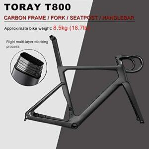 KABON Bici da corsa carbonio, 700C bici da strada T800 con 105 R7000 22 velocità Bicicletta da corsa con freno a disco per... 7 KABON Bici da corsa carbonio, 700C bici da strada T800 con 105 R7000 22 velocità Bicicletta da corsa con freno a disco per... - immagine 3