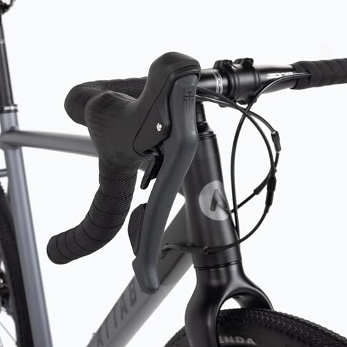 B0D8QBCKDQ gal 3 6a05dcd302cb9 ATTABO Bicicletta Gravel GRADO 2.0 con Telaio in Alluminio 52|54|56 cm Bicicleta da Corsa con Manubrio ergonomico Bici str...