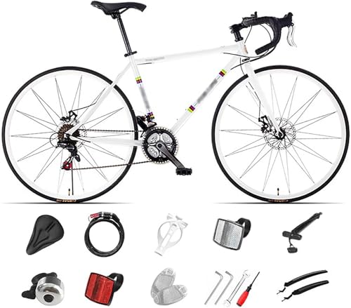Bicicletta da Corsa 700C, Telaio in Acciaio con Cambio a 24/27/30 Marce, Bicicletta da Strada per Uomo Donna, Bici da Stra... 1 B0F13SNBW9 gal 0 6a05dd25e9ad2 Bicicletta da Corsa 700C, Telaio in Acciaio con Cambio a 24/27/30 Marce, Bicicletta da Strada per Uomo Donna, Bici da Stra...